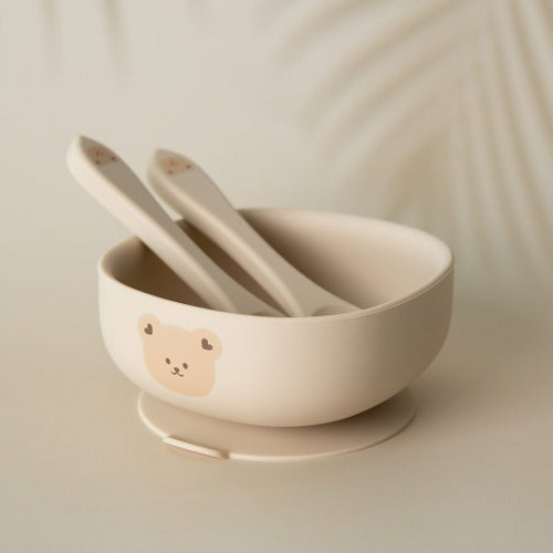 DTD Silicone Suction Bowl | Bear
