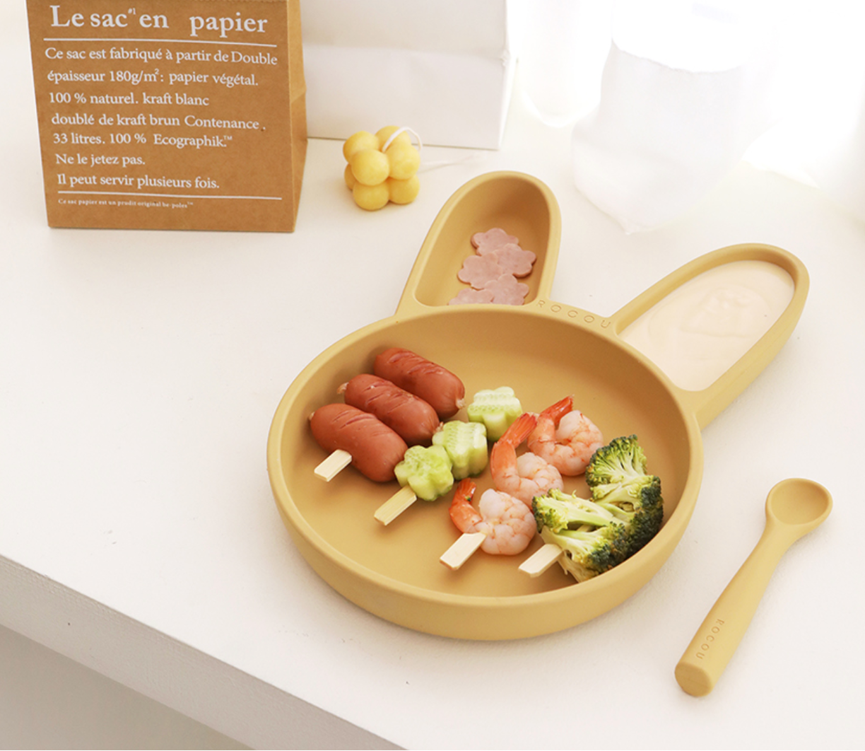 Baby Food Plate | Rabbit