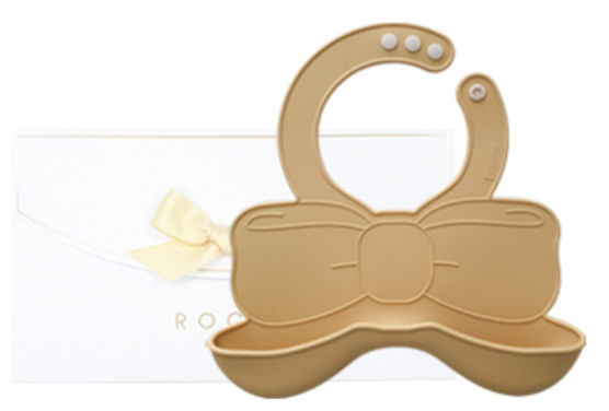 Baby Silicone Bib | Ribbon