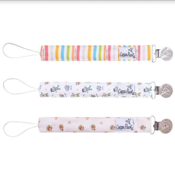 [Cocomelon Edition] Binky Clip Set | Cocomelon Friends  (3-pack)