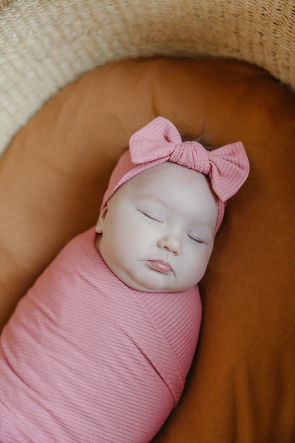 Baby Knit Headband | Rosewood