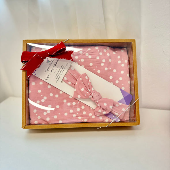 Knit Swaddle Gift Set | Lucy