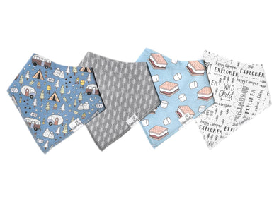 Organic Baby Bandana Bibs Set | Bridger (4-pack)