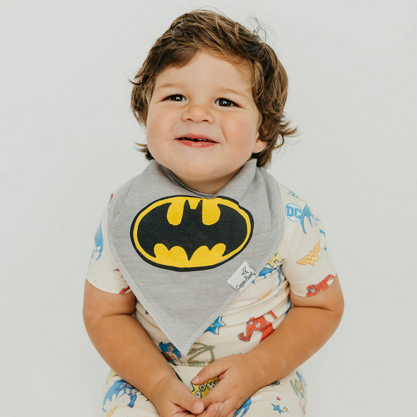 [Justice League Edition]Organic Baby Bandana Bibs Set (4-pack)