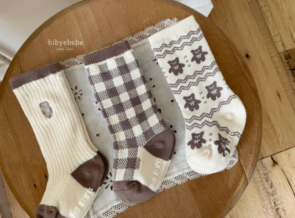 Socks 3-Piece Bear Set