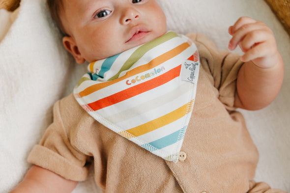 [Cocomelon Edition] Organic Baby Bandana Bibs Set (4-pack)