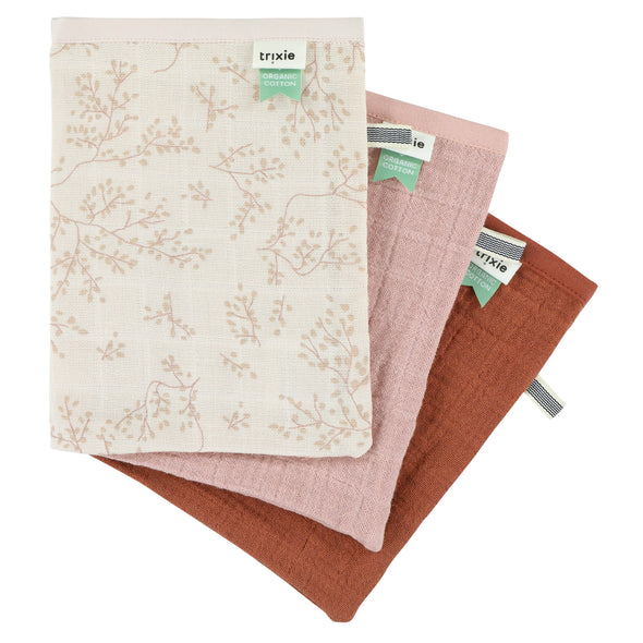 Muslin Washcloths | Bright Bloom [3-pack]