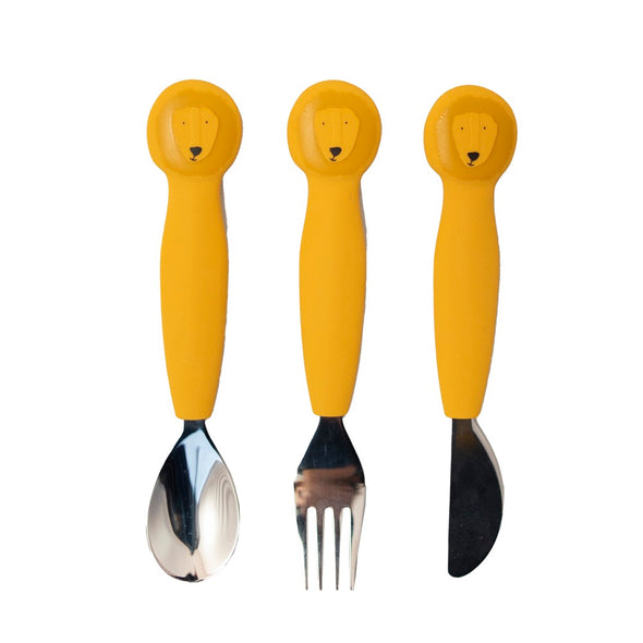 Silicone Cutlery Set | Mr. Lion (3-pack)