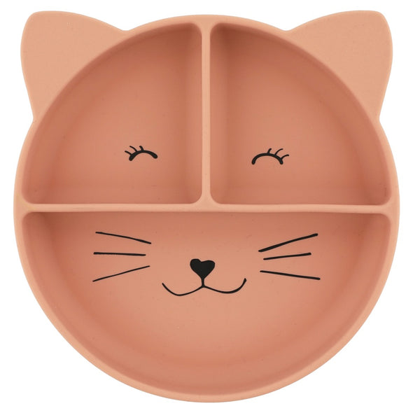 Silicone Divided Suction Plate | Mrs. Cat