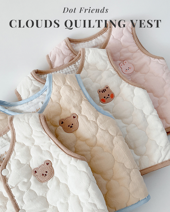 DTD Clouds Quilting Vest