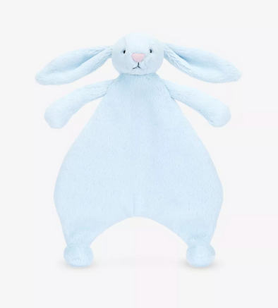 Bashful Bunny Faux-Fur Comforter - Blue