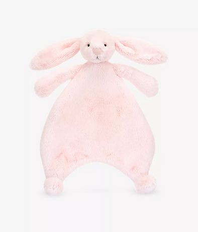 Bashful Bunny Faux-Fur Comforter - Pink