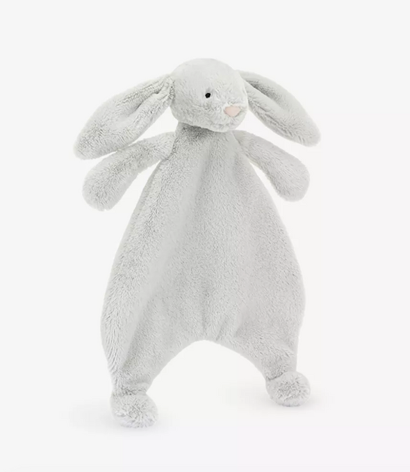 Bashful Bunny Faux-Fur Comforter | Silver