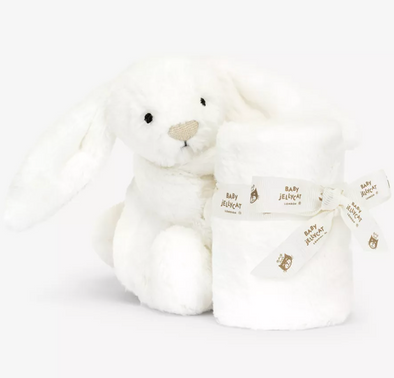 Luxe Bashful Bunny Faux-Fur Soother