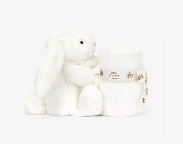 Bashful Luxe Bunny Soothers | White