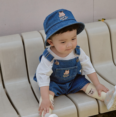 DTD Dotrami Denim Bucket Hat | 可愛松鼠牛仔漁夫帽