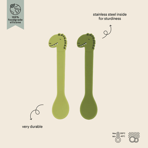 Silicone Spoon | Mr. Dino (2-pack)