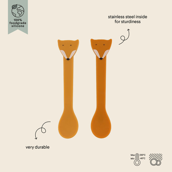 Silicone Spoon | Mr. Fox (2-pack)