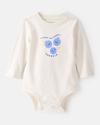 Graphic Bodysuit | Blueberries