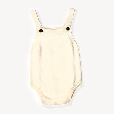Viverano Organics Milan Knit Sleeveless Short Button Organic Romper [2 colors] -Just too Sweet - Babies and Kids Concept Store