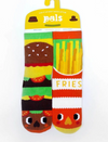 Pals Kids Mismatched Socks | Burger & Fries -Just too Sweet - Babies and Kids Concept Store