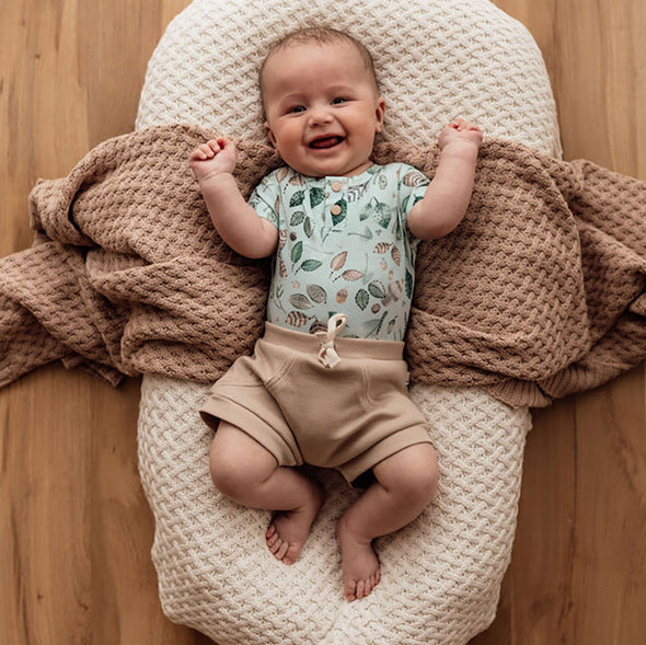 Snuggle Hunny Kids Organic Shorts | Pebble -Just too Sweet - Babies and Kids Concept Store
