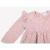 Viverano Organics Milan Earthy Ruffle & Bobble Baby Girl Organic Knit Dress -Just too Sweet - Babies and Kids Concept Store