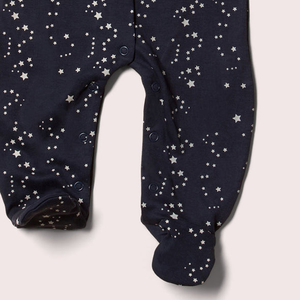 Little Green Radicals Starry Night Organic Babygrow -Just too Sweet - Babies and Kids Concept Store