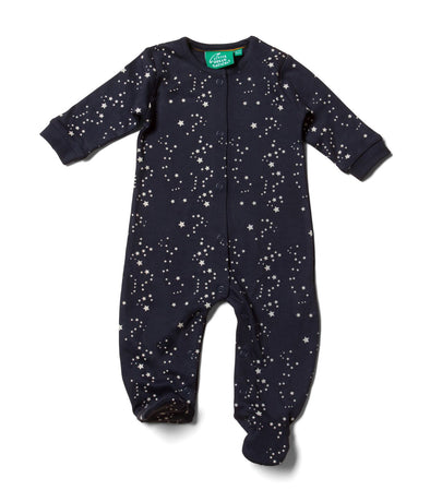 Little Green Radicals Starry Night Organic Babygrow -Just too Sweet - Babies and Kids Concept Store