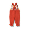 Little Green Radicals Organic Embroidered Apple Classic Corduroy Dungarees -Just too Sweet - Babies and Kids Concept Store