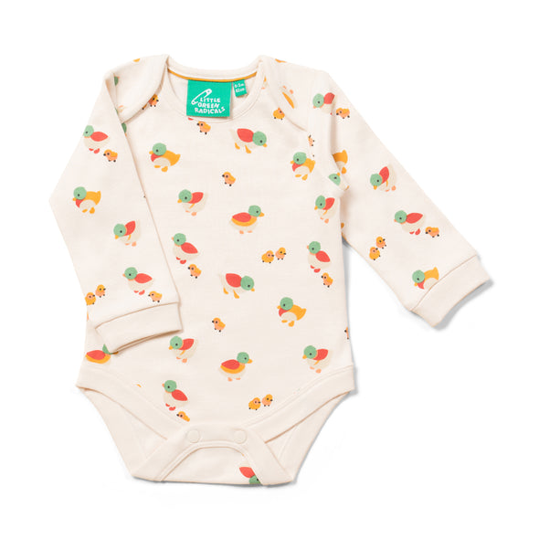 Little Green Radicals Organic L/S Baby Bodysuit Set | Weather for Ducks -Just too Sweet - Babies and Kids Concept Store