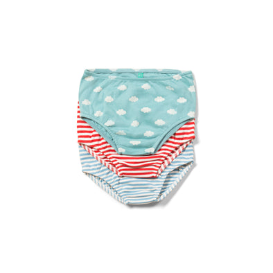 Little Green Radicals Organic Underwear Set | Fluffy Cloud (3 packs) -Just too Sweet - Babies and Kids Concept Store
