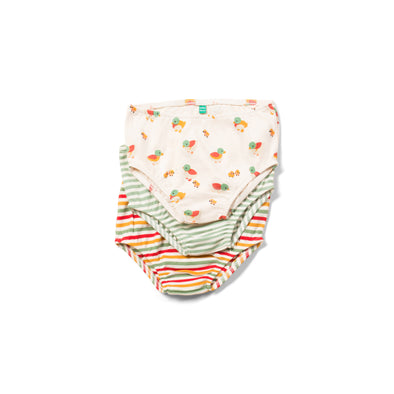 Little Green Radicals Organic Underwear Set | Weather For Ducks (3 packs) -Just too Sweet - Babies and Kids Concept Store
