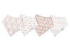Copper Pearl Organic Baby Bandana Bibs Set | Bliss (4-pack) -Just too Sweet - Babies and Kids Concept Store