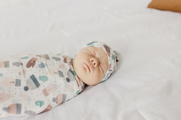 Copper Pearl Knit Swaddle Blanket | Winter -Just too Sweet - Babies and Kids Concept Store