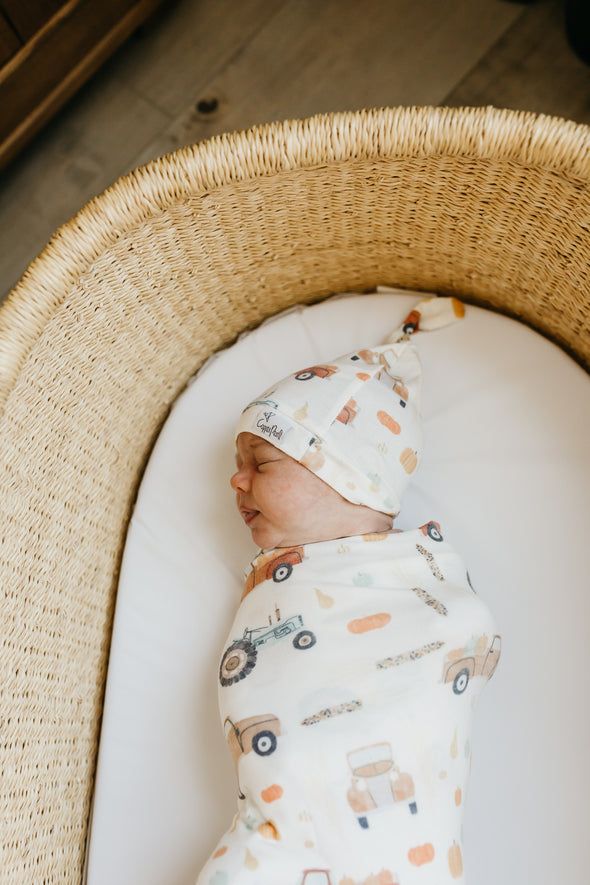 Copper Pearl Knit Swaddle Blanket | Hayride -Just too Sweet - Babies and Kids Concept Store