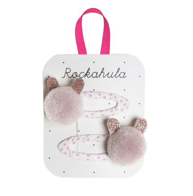 Rockahula Bunny Pom Pom Clips -Just too Sweet - Babies and Kids Concept Store