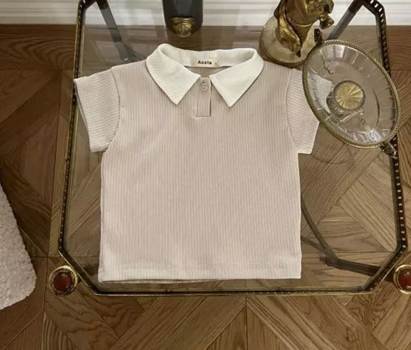 Aosta Dandy Collar Tee -Just too Sweet - Babies and Kids Concept Store