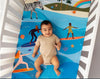 Rookie Humans Crib Sheet | Surfing Safari -Just too Sweet - Babies and Kids Concept Store