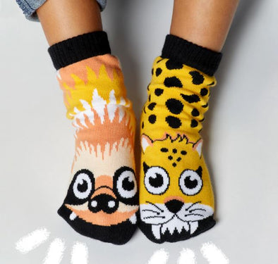 Pals Kids Mismatched Socks | Sloth & Cheetah -Just too Sweet - Babies and Kids Concept Store
