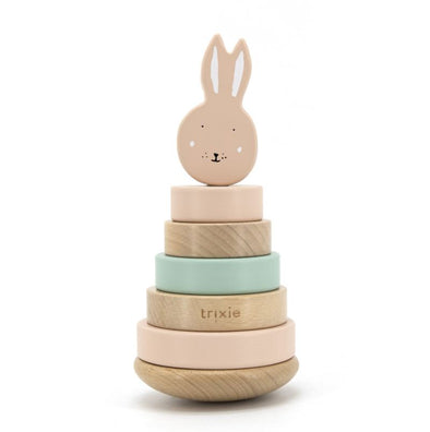 Trixie Wooden Stacking Toy | Mrs. Rabbit -Just too Sweet - Babies and Kids Concept Store