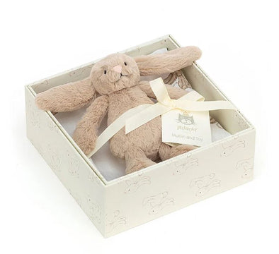 JELLYCAT Bashful Beige Bunny Gift Set -Just too Sweet - Babies and Kids Concept Store