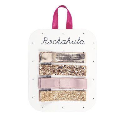 Rockahula Sparkle Bar Clips Gold -Just too Sweet - Babies and Kids Concept Store