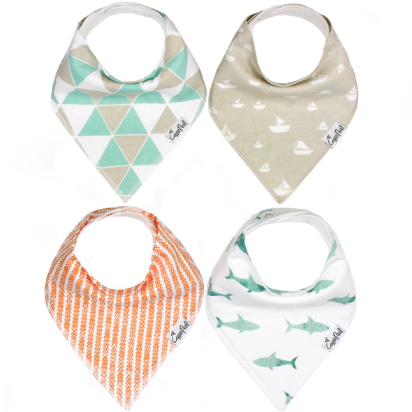 Baby Bandana Bibs Set | Pacific (4-pack)