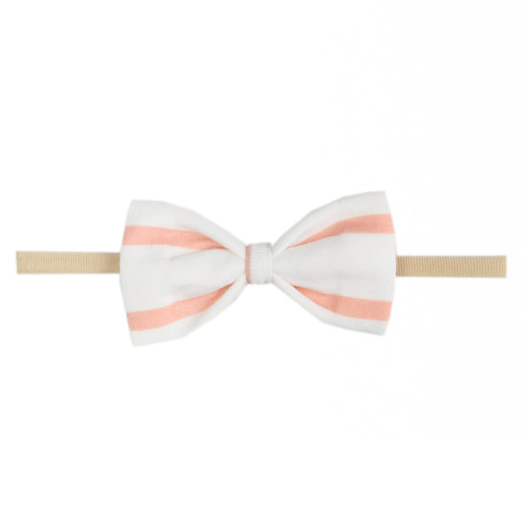 Copper Pearl Bowtie Nylon Bow | Lainey -Just too Sweet - Babies and Kids Concept Store