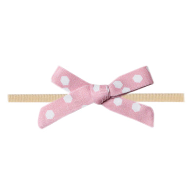 Copper Pearl Ribbon Nylon Bow | Lucy -Just too Sweet - Babies and Kids Concept Store