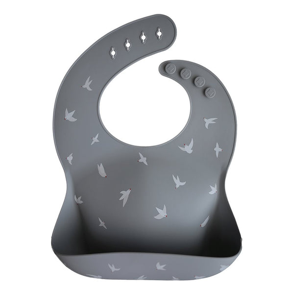 Mushie Silicone Baby Bib | Seagull -Just too Sweet - Babies and Kids Concept Store
