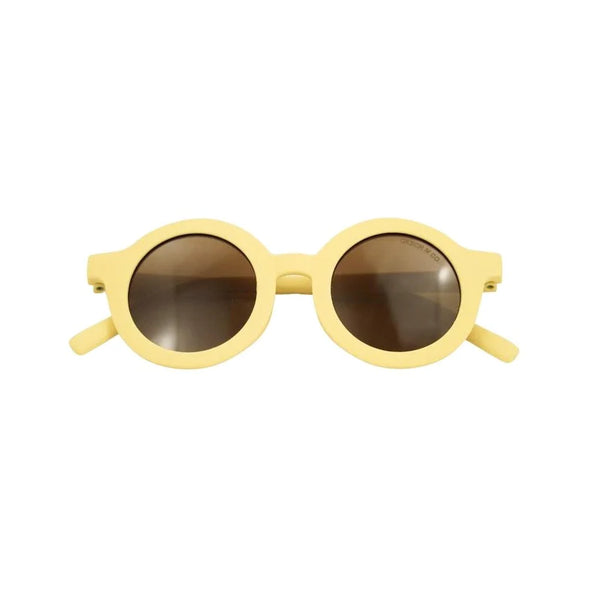 Original Round | Eco Bendable Polarized Sunglasses | Mellow Yellow
