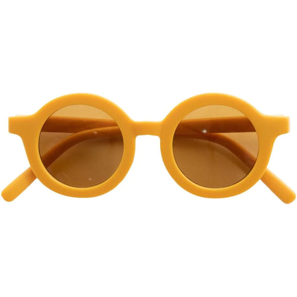 Original Round Sustainable Sunglasses | Golden