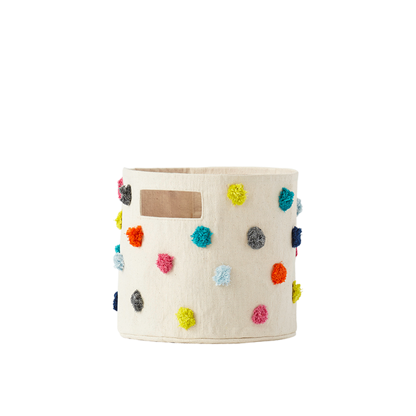 Pehr Pom Pom Basket | Multi -Just too Sweet - Babies and Kids Concept Store